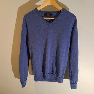 J. Crew 100% Merino Wool V-neck Men's Small Long Sleeve Sweater